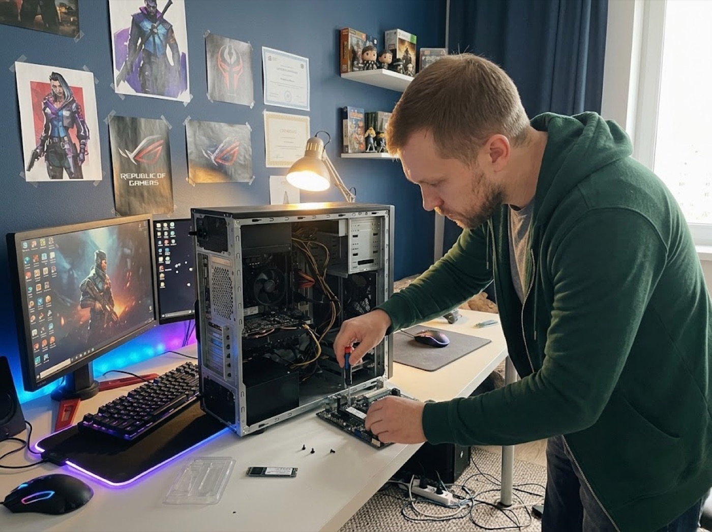 Установка SSD в компьютер